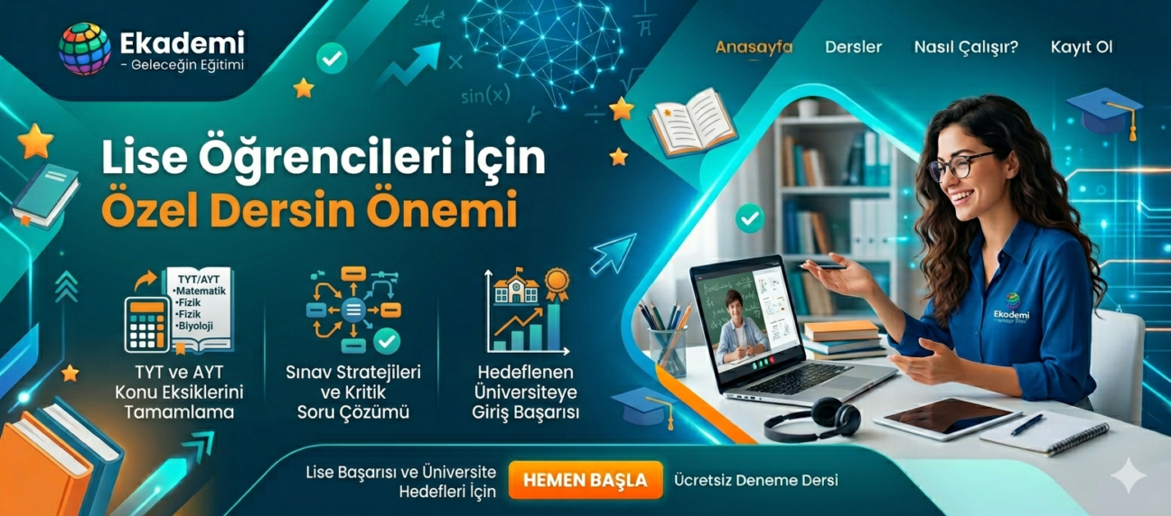 Lise Öğrencileri İçin Özel Dersin Önemi